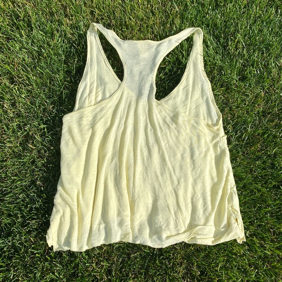 Free People Yellow Tank Top XS - Picture 3 of 4
